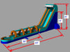 Image of 26'H Screamer Slide with Slip n Splash
