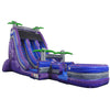 Image of 22'H 2-Lane Purple Screamer Slide w/ Slip n Splash