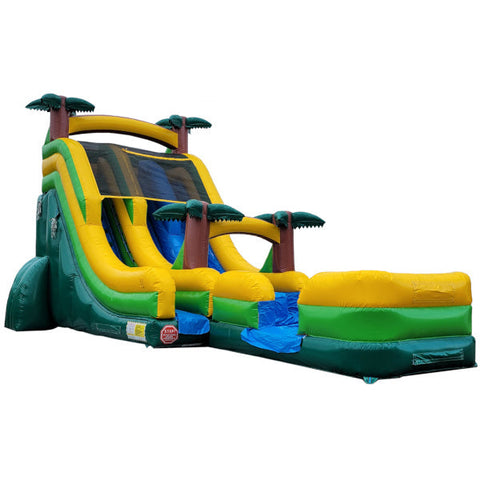 19'H 2-Lane Palm Tree Slide W n D