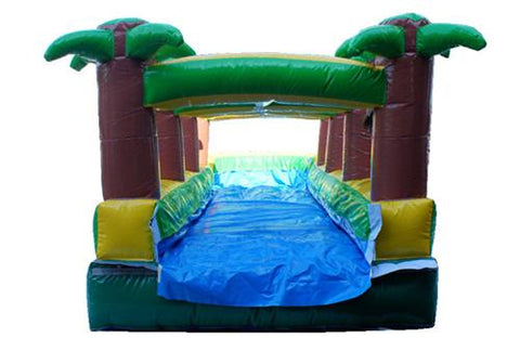 22'H Palm Tree Screamer Slide w/ Slip n Splash