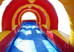 20'H Rainbow Screamer Slide W/ Slip N Slide by MoonWalk USA
