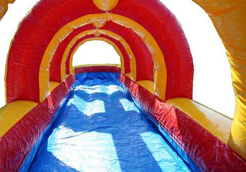 18'H Rainbow Screamer Slide w/ Slip n Splash
