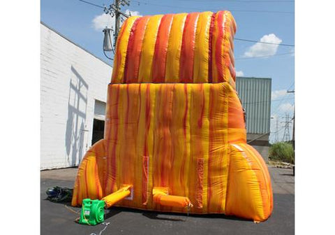 18'H Volcano Screamer Slide w/ Slip n Splash