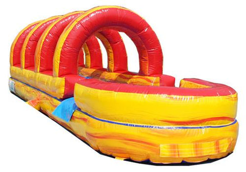 20'H Volcano Screamer Slide w/ Slip n Splash