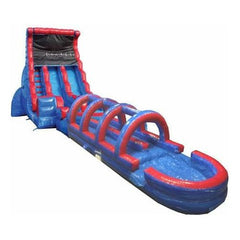 Moonwalk USA Inflatable Bouncers Included 19'H 2-Lane Tsunami Screamer Slide W/ Slip N Splash by MoonWalk USA 781880258476 W-647-WLG