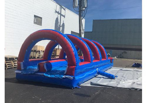 Dual Lane Tsunami Slip n Splash w/ Pool