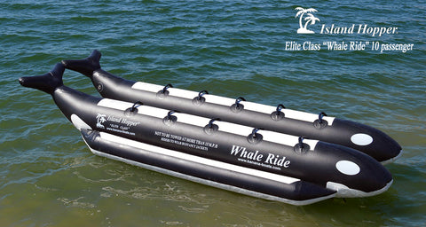 Island Hopper 10 Person Whale Rider Inflatable Banana Boat