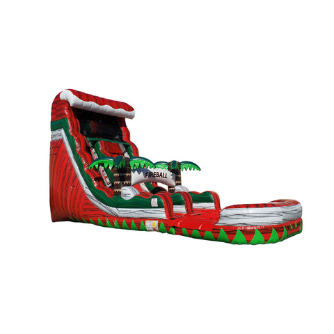 WS-199S Red Wild Wave Water Slide