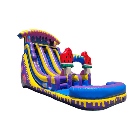WS-227D Watermelon Ice Cream Water Slide