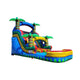 15'H Blue Tropical Water Slide by Tago's Jump