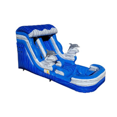 WS-239S Crazy Dolphin Waves Water Slide