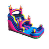 Image of WS-262D Pink Castle Water Slide