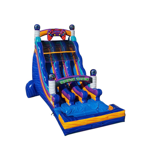 WS-271D Double Lane Game Time Water Slide