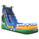 22'H Green Slide With Pool by Eagle Bounce