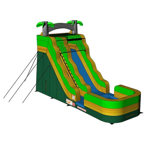 19'H Green Slide Wet n Dry