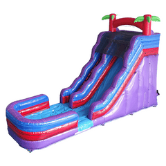 19'H Purple Slide Wet n' Dry