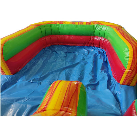 19'H Volcano Slide Wet n' Dry