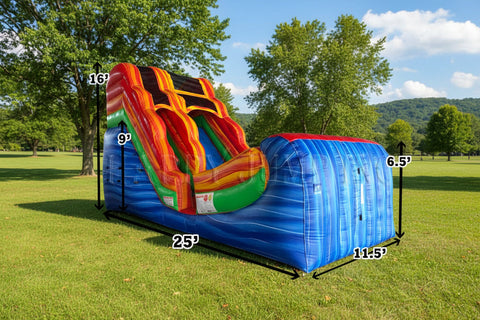 Blue Wave 16 Foot Water Slide - WS4117