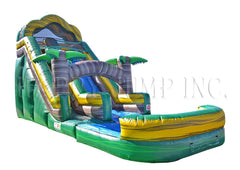 Tropical Surf (18' Water Slide) by Happy Jump
