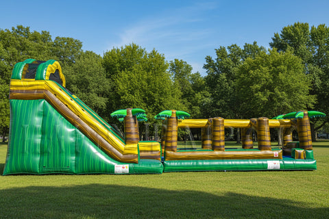 Tropical Surf Water Slide with Slip Slide - WS4132