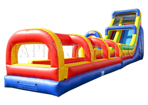 24' Single Lane Water Slide w/ Slip and Slide - WS4155