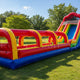 18'H Water Slide with Slip and Slide by Happy Jump