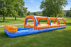 Image of Marble Double Lane Slip Slide with Pool - WS4305