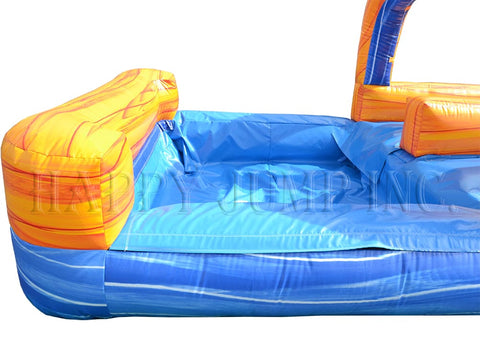 Marble Double Lane Slip Slide with Pool - WS4305