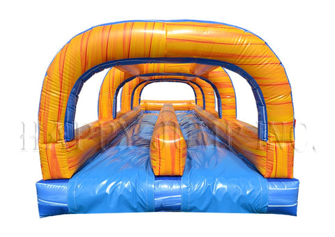 Marble Double Lane Slip Slide with Pool - WS4305