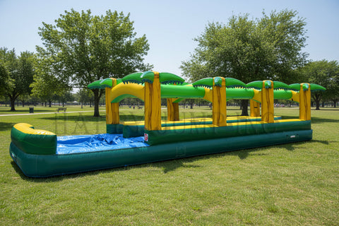 Hawaiian Double Lane Slip Slide with Pool WS4313