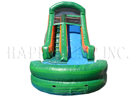 16 Foot Green Magic Water Slide - WS8217