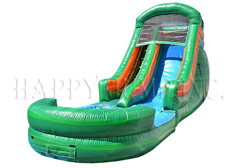 16 Foot Green Magic Water Slide - WS8217