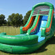 16'H Green Magic Water Slide by Happy Jump