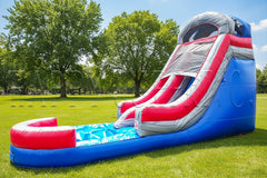 16 Foot Marble Magic Water Slide | Commercial Inflatable Water Slide - WS8218