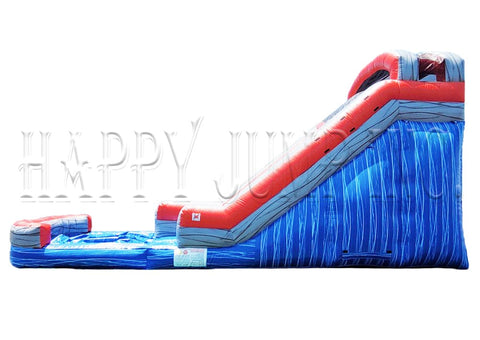 18 Foot Inflatable Water Slide WS8616-R