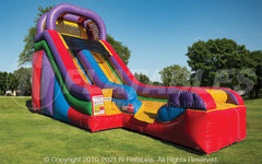 14'H Wacky Mini Deluxe Slide by Cutting Edge