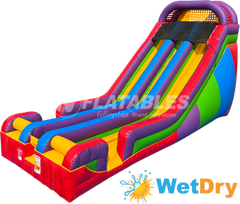 Wacky 22' Dual Wet Dry Slide