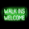 Image of SpellBrite "WALK INS WELCOME" Neon LED Sign