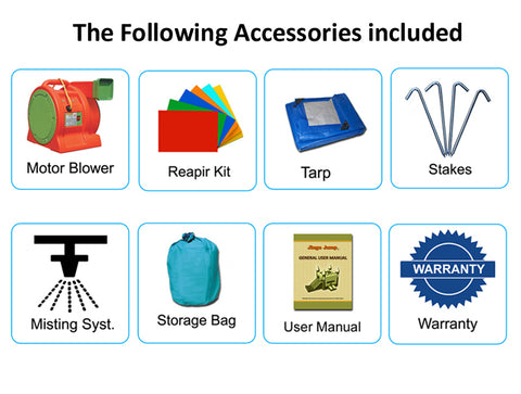 18 FT 2 Lane Tropical Wet-Dry Slide