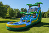 Image of Island Wave 18' Double Lane | Commercial Inflatable Water slide WS4214