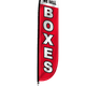 We Sell Boxes Feather Flag
