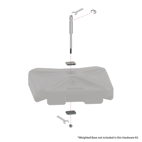 Replacement Hardware Kit for Weighted Bases