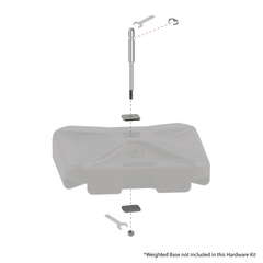 Replacement Hardware Kit for Weighted Bases