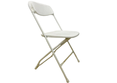 Plastic Folding Chair (WHITE)- AC9200