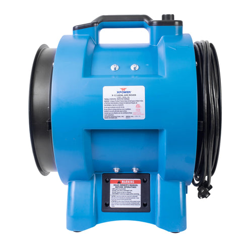 XPOWER X-12 Industrial Confined Space Fan (1/2 HP)