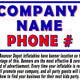 Printed Logo Banner by Bouncer Depot