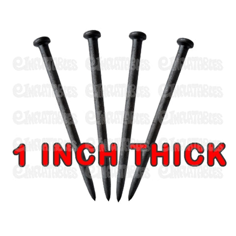 18 x1 flat head Stakes (Sold with Inflatable Purchase Only)