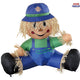 3 1/2' Harvest Scarecrow Boy Thanksgiving by Gemmy Inflatables