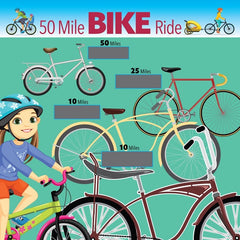 50 Mile Bike Ride, Sealed Air Inflatable Frame Game