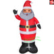 7' Gemmy Airblown Christmas African American Santa Claus